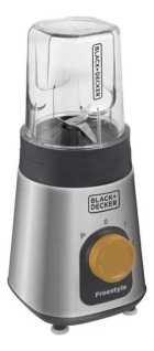 Liquidificador e Processador Freestyle Black Decker modelo LP320 com 2 jarras de 300 ml e 600ml acabamento em inox