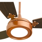 Ventilador De Teto Ventidelta New Light Led 93cm 130w Estrutura Cobre Pás Cobre Diâmetro 93 cm Quantidade de pás 3