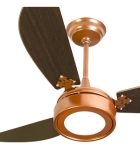 Ventilador De Teto Ventidelta New Light Led 93cm 130w Estrutura Cobre Pás Cobre Diâmetro 93 cm Quantidade de pás 3