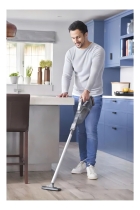 Aspirador de pó sem fio Black+Decker filtro hepa lavável cor Cinza com carregador BCHV001D1E-BR