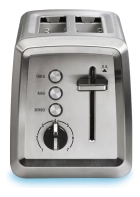 Torradeira Inox El&eacute;trica Premium 230&ordm;C 850w 2 Fatias Largura Ampla 7 Torras Ajuste Tipo De P&atilde;o - Hamilton Beach