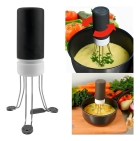 Mexedor Misturador Automático De Panela Robo Stir Crazy Cor Preto