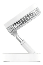 Ventilador Portátil Silencioso Dobrável 7200mah Retrátil Cor Branco Diâmetro 19 cm Material das pás ABS Quantidade de pás 3