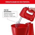 Batedeira Mini Chef 400w Vm Cor Vermelho