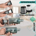 Aspirador Portátil Sem Fio vertical Sixxis BRAVO 14000Kpa HEPA Lavável Limpeza Rápida Casa