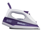 Ferro de Passar Roupa Black+Decker Modelo FX1000 Base Antiaderente Violeta
