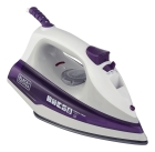 Ferro de Passar Roupa Black+Decker Modelo FX1000 Base Antiaderente Violeta