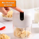 Mini Processador Moedor De Alimentos 250mL 3 Lâminas usb potente alho cebola cor sortidos
