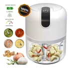 Mini Processador Moedor De Alimentos 250mL 3 Lâminas usb potente alho cebola cor sortidos