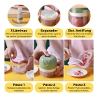 Mini Processador Moedor De Alimentos 250mL 3 Lâminas usb potente alho cebola cor sortidos