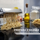 Maquina Para Macarrão Massas Inox Grampo Fixador Mimo Style