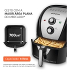 Fritadeira Sem Óleo Air Fryer 8L, Mondial, 1900W - AFN-80-BI