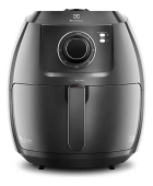 Air fryer Fritadeira Sem Óleo Elétrica Electrolux 6,5L Family Cesto Removível Com Timer 1700W de potência EAF50 Grafite Efficient Por Rita Lobo