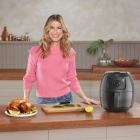 Air fryer Fritadeira Sem Óleo Elétrica Electrolux 6,5L Family Cesto Removível Com Timer 1700W de potência EAF50 Grafite Efficient Por Rita Lobo