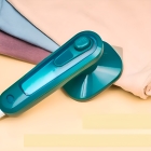 Mini Ferro De Passar Portátil Para Viagem Cabe Mala Roupa Cor Verde