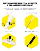 Aspirador de Pó Vertical Kärcher VCL 1 com Filtro Hepa 2 em 1 - 1.000W 127v