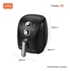 Fritadeira Sem Óleo Air Fryer 4l Mondial, Preto/prata 1500w Afn-40-bfs