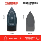 Ferro De Passar A Vapor Telefunken Steam Pro 2200 Verm Cor Vermelho