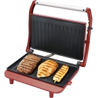 Grill E Sanduicheira Panini Pgr155 Antiaderente Lenoxx Cor Vermelho