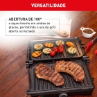 Grill Arno Dual Inox com abertura de 180° GNOX