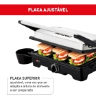 Grill Arno Dual Inox com abertura de 180° GNOX