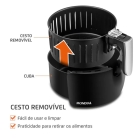 Mondial AF-30-I fritadeira elétrica air fryer sem óleo 3,5L cor preto e inox