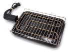 Churrasqueira Elétrica Grill Esmaltada Portátil Preta