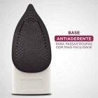 Ferro de Passar Roupa com Vaporizador Black Decker Modelo FX2200 com Opção de Passar a Seco ou a Vapor Base Antiaderente Rosa