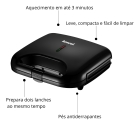 Sanduicheira Grill 750w Amvox Ams 370 Antiaderente Cor Preto