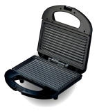 Sanduicheira E Mini Grill Antiaderente Preta E Inox Best Cor Preto