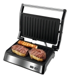 Grill E Sanduicheira Philco PGR21PI Antiaderente 2 Em 1 Inox