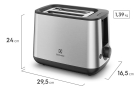 Electrolux Experience ETS25 Torradeira El&eacute;trica Inox110V