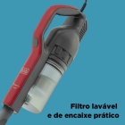 Black Decker aspirador cicl&ocirc;nico port&aacute;til vertical Avt12 1250w