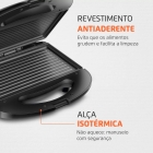 Sanduicheira Master Grill 750w S-20 Preto/inox Mondial Cor Preto