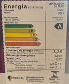 Ventilador De Teto Marbella 3 Pás Em Verniz New Preto 130w Linha Silver 51.01-0856