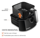 Fritadeira sem &oacute;leo air fryer 4L Mondial 1500W AFN-40-BFT