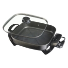 Panela Multifuncional Elétrica Quadrada 30cm Grill Antiaderente Portátil Mangiare Agratto Apeq01i