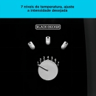 Torradeira Tostador De P&atilde;o 7 Niveis Black Decker 800w Cor Preto