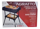 Churrasqueira El&eacute;trica Agratto Resid. Pedestal Mr.Cheff 1800W