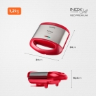 Sanduicheira Inox Grill Red Premium 800w S-19 Mondial Cor Vermelho