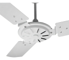 Ventilador de teto Ventex Comercial com 3 pás de MDF branco estrutura branco, 1.1m de diâmetro