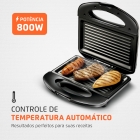 Grill e Sanduicheira Premium, Mondial, 800W - S-07