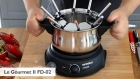 Panela De Fondue Elétrica Mondial Le Gourmet Fd02 Aço Inox Frequência 60