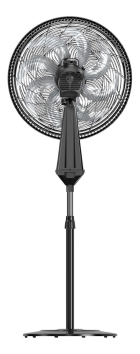 Ventilador de Coluna Silencioso WAP Flow Turbo 180W 8 Pás com Ajuste de Altura e 3 Velocidades