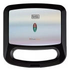 Sanduicheira Elétrica Pt Inox Black+ Decker Sm800 Cor Preto/Inox