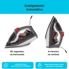 Ferro de Passar Roupa com Vaporizador Black Decker, Modelo FX3900, com Função Desligamento Automático, Preto