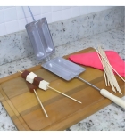 Forma Crepeira De Fogão Para Crepe Suiço Alumínio Resistente Cor Cinza n/a