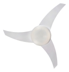 Ventilador De Teto Ventisol Vortice LED Com Controle 3p Branco