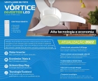 Ventilador De Teto Ventisol Vortice LED Com Controle 3p Branco