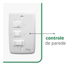 Ventex Yris ventilador de teto motor grande preto